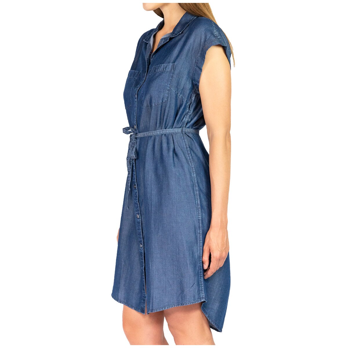 JACH's Women's Tencel Dress - Dark Denim