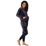 JEZEBEL Women's Velour Lounge Set Ink AU XS JEZEBEL Women's Velour Lounge Set Ink AU XS