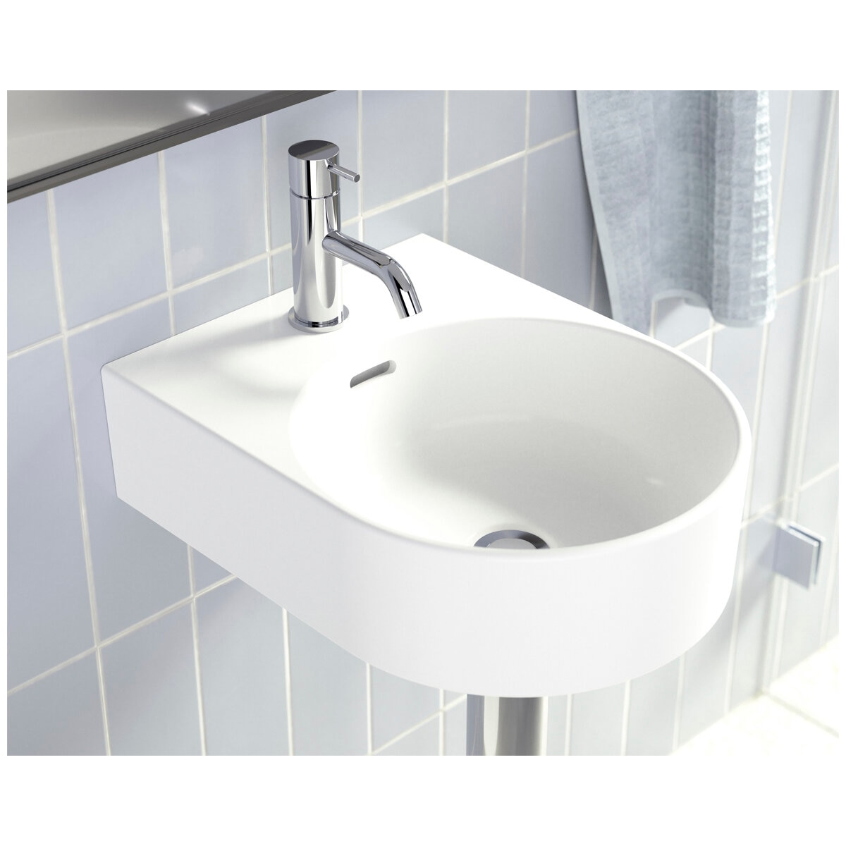 Clark Wall Basin With Mixer