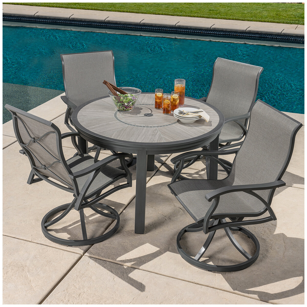 Costco round patio table clearance
