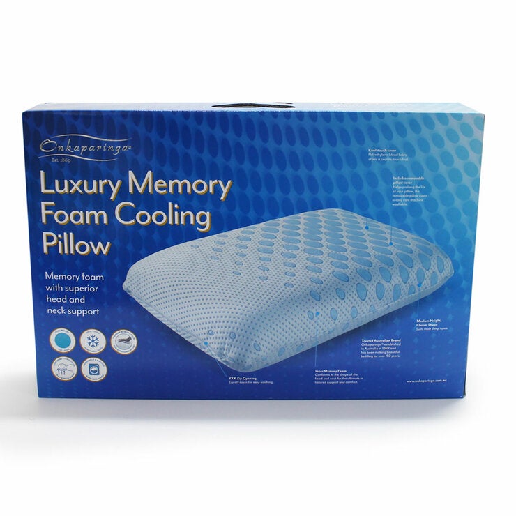 Onkaparinga Gel Infused Cooling Memory Foam Pillow Onkaparinga Gel Infused Cooling Memory Foam Pillow