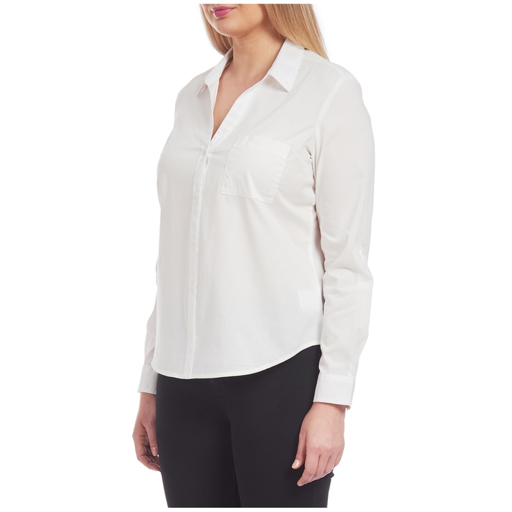 Jachs Girlfriend Women's Cotton Shirt White Costco Australia