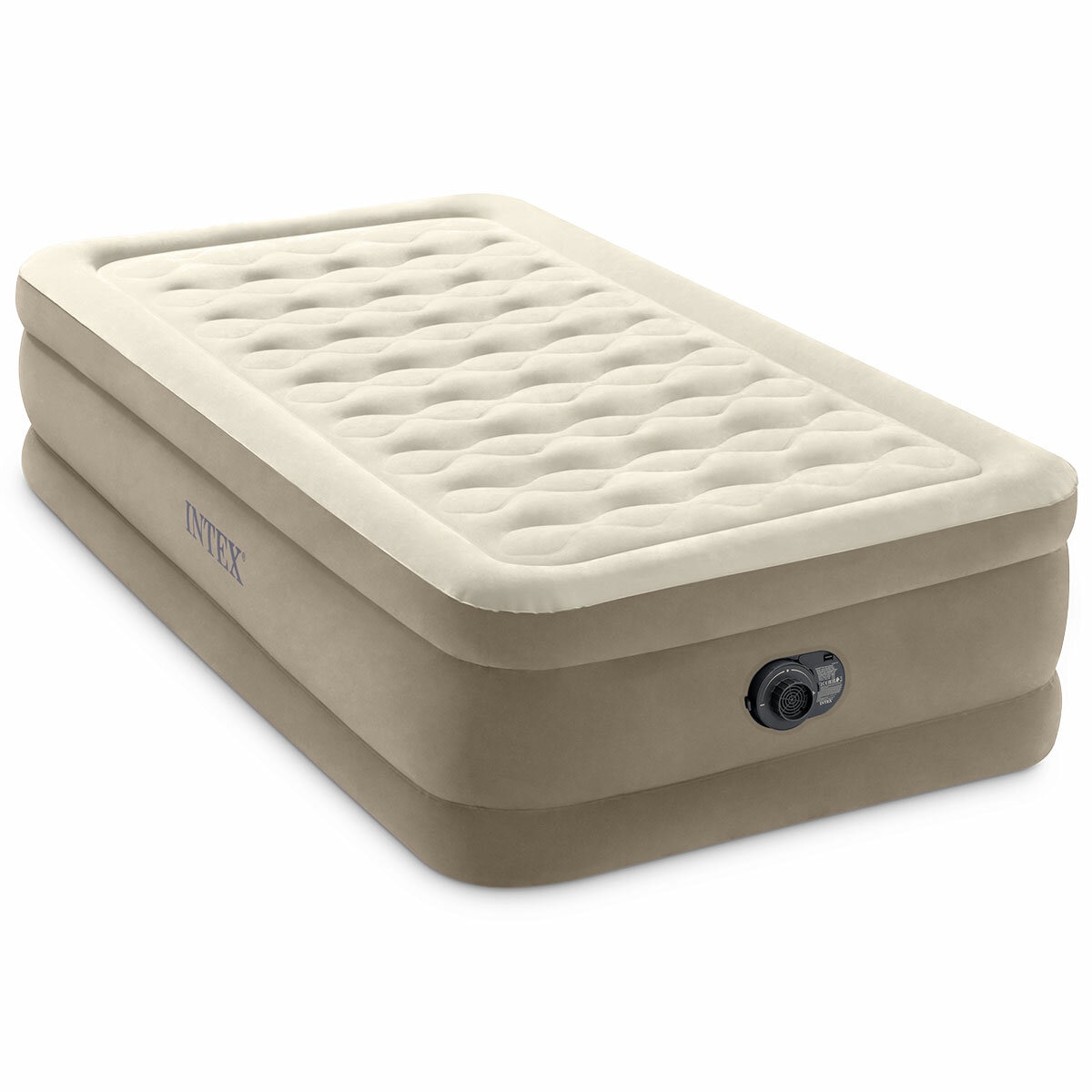Intex Twin Ultra Plush Airbed With Fiber-Tech Rp