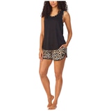 Betsey Johnson 3 Piece PJ Set - Black
