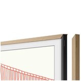 Samsung 43 Inch The Frame TV Customisable Bezel Teak