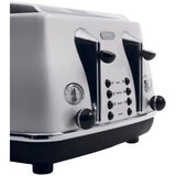 Delonghi Icona Classic 4 Slice Toaster White