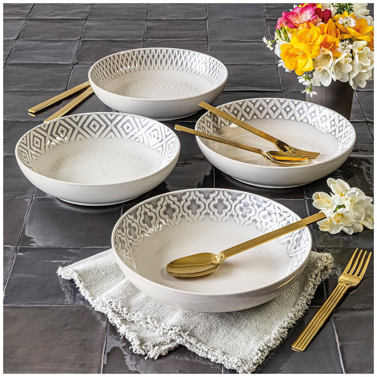 Overandback Serving Bowls 4 Piece Set