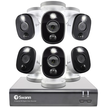 Swann 6 Camera 8 Channel 1080P Full HD DVR Security System SWDVK-845806WL