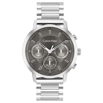 Calvin Klein Gauge Stainless Steel Grey Dial Men's Watch 25200493