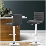 Artiss Grey 2PK Arne Barstool