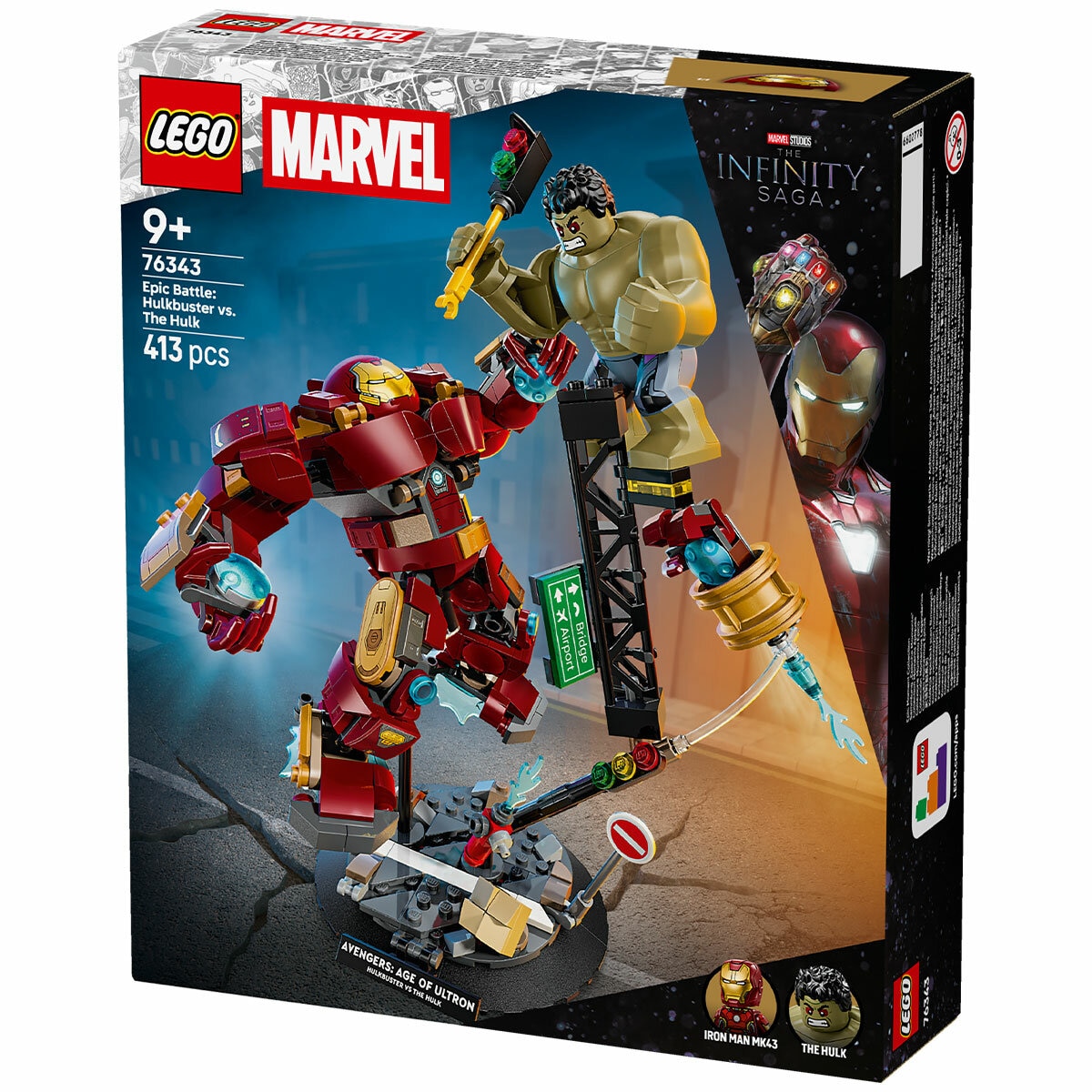 LEGO Marvel Epic Battle Hulkbuster vs. The Hulk 76343