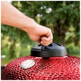 Louisiana Grills 24" Ceramic Kamado Charcoal Grill, Glossy Red Finish