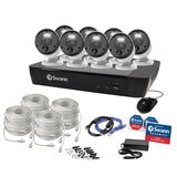 Swann NVR 8 Cameras Security 4K Monitoring with 2TB 5MP SWNVK-876808-AU