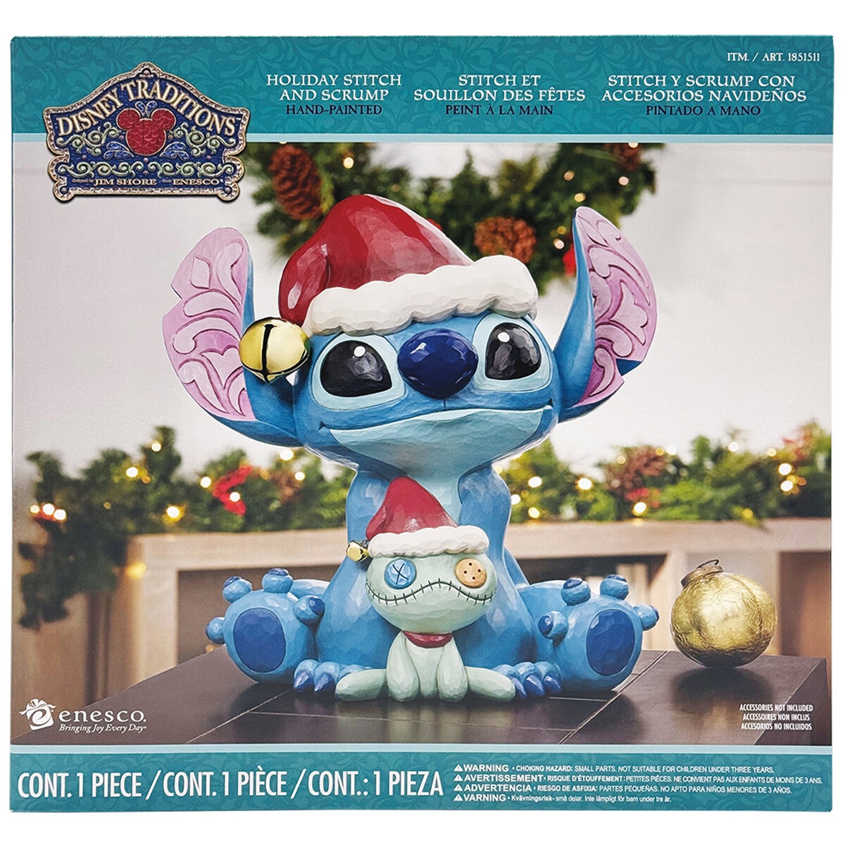 Jim Shore Holiday Stitch & Scrump Statue Jim Shore Holiday Stitch & Scrump Statue