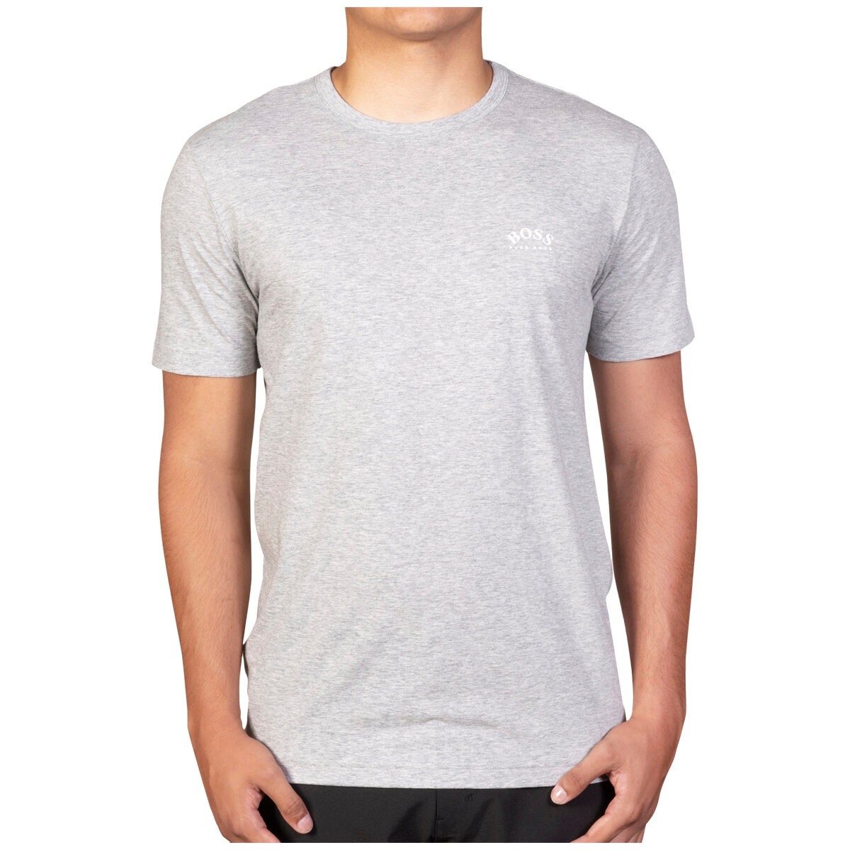 Hugo Boss Mens T-Shirt Open Grey