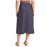 Matty M Women's Linen Slip Skirt