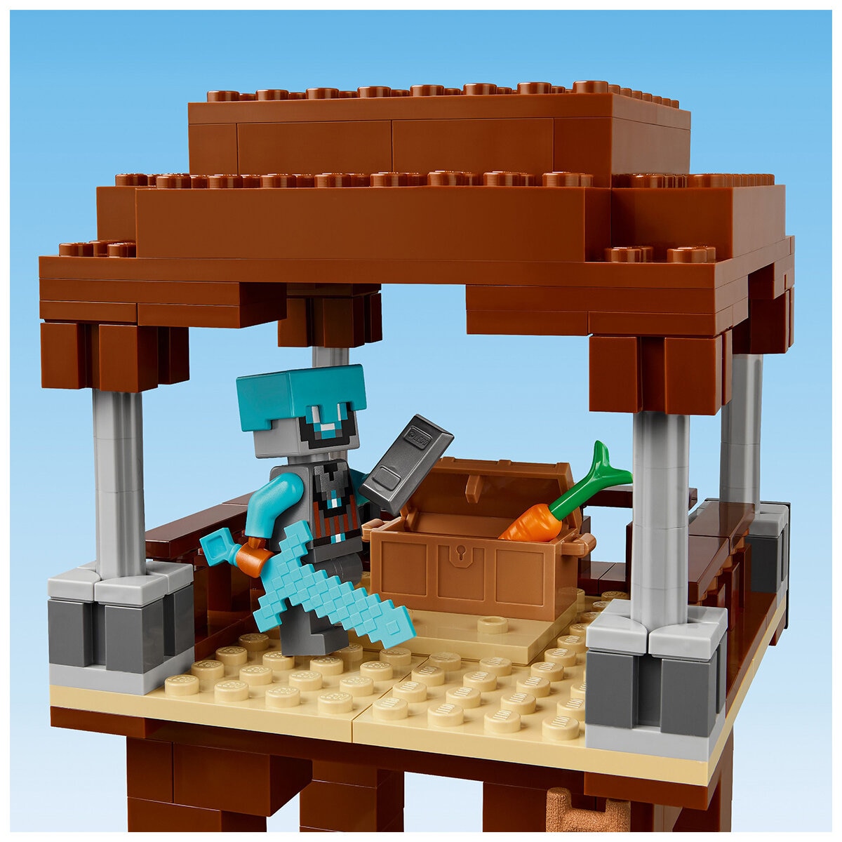 LEGO Minecraft The Pillager Outpost and Ravager 21278