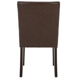 Kuka 2 Pack Brown Bonded Leather Chair