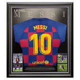 Lionel Messi Signed Barcelona Jersey Framed