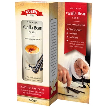 Queen Organic Vanilla Bean Paste 320g