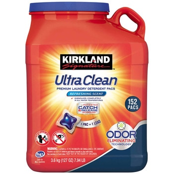 Kirkland Signature Ultra Clean Laundry Pacs 152 Pack