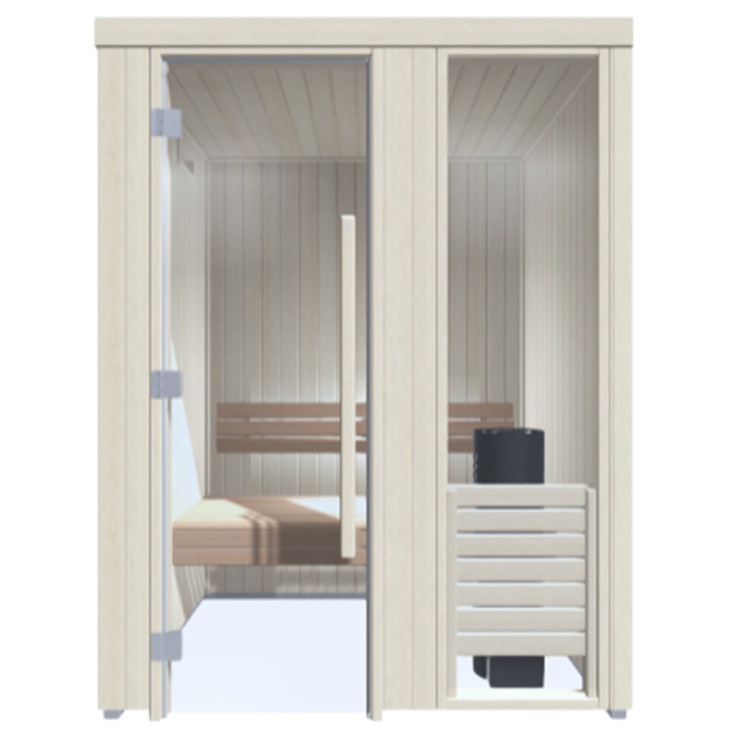 Sauna & Steam Piccolo Harmony Sauna Room 1.58 x 1.24 x 2.07m Costco