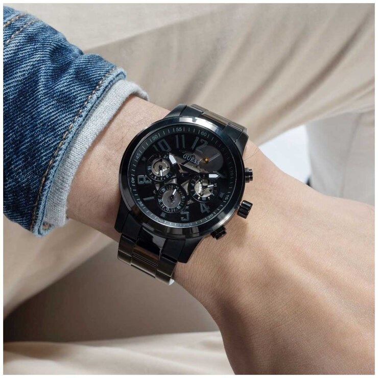 GUESS Parker Black Dial Multifunction Men's Watch GW0627G3