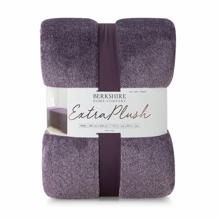 Berkshire Heathered Plush Blanket 284 cm x 234 cm