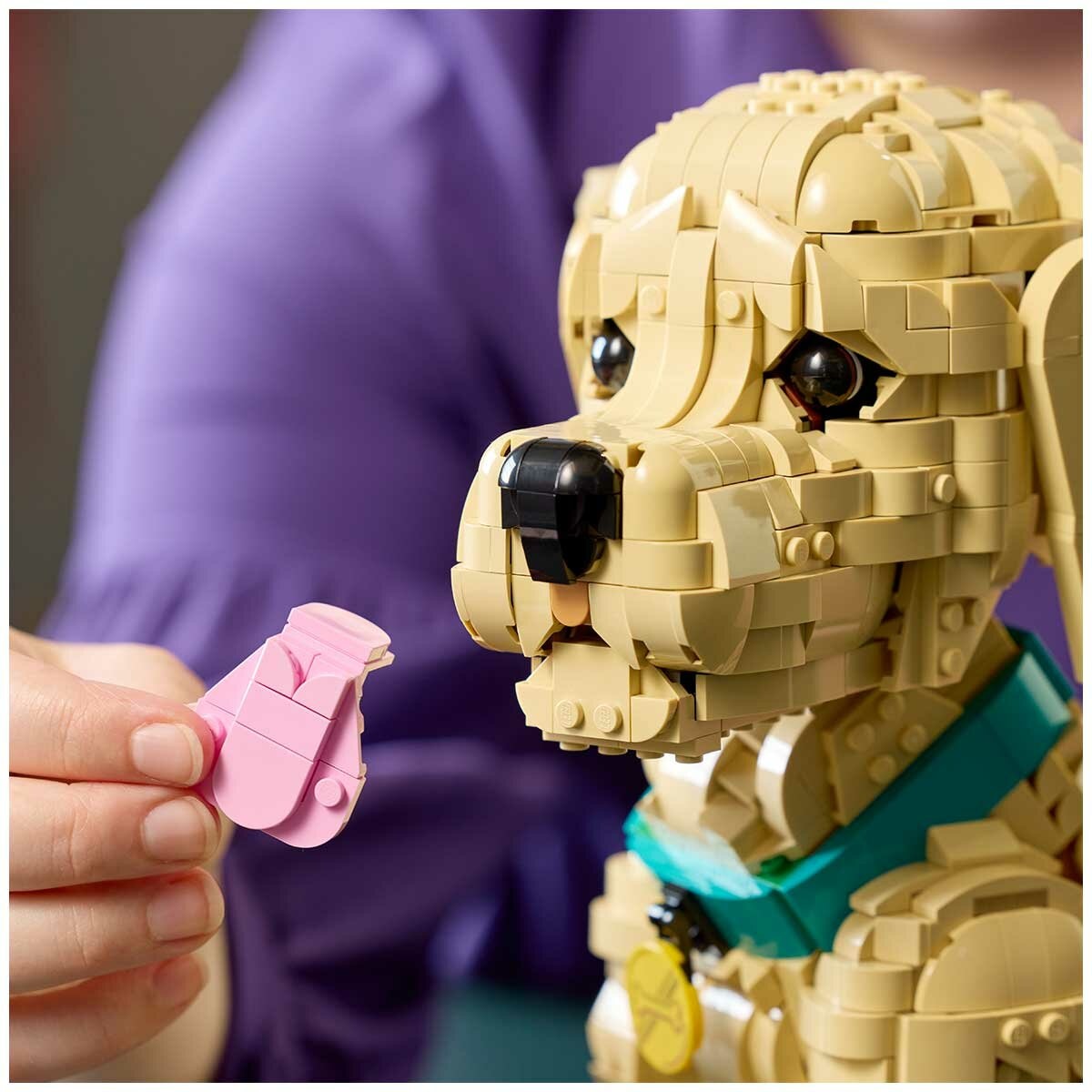 LEGO Icons Golden Retriever Puppy 11384