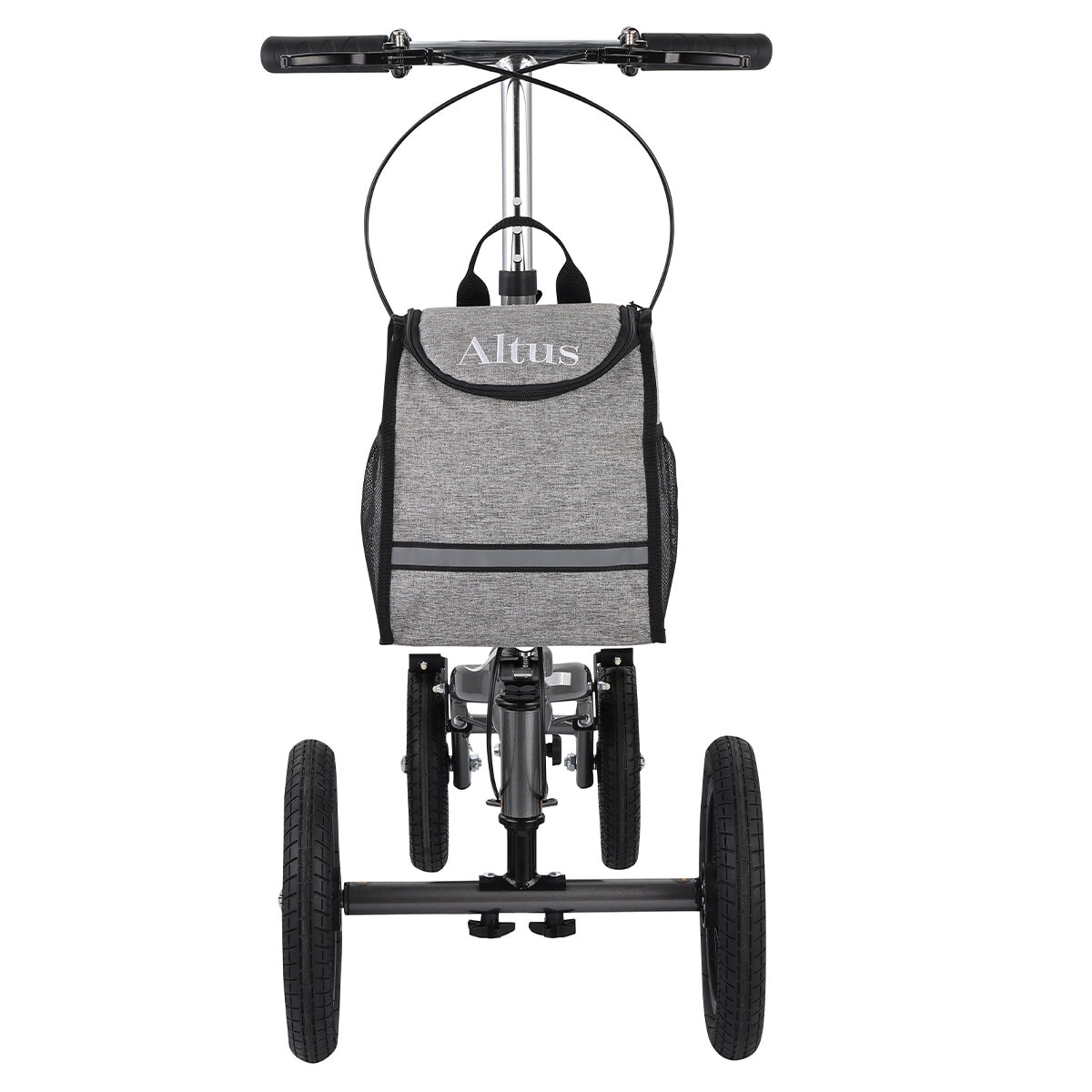 Altus Knee Scooter Walker Pneumatic Tires Titanium