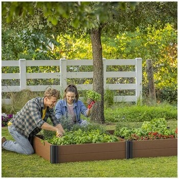 Keter Vista Modular Garden Bed Brown