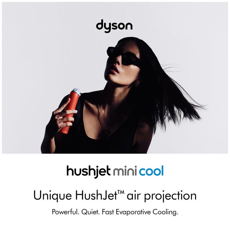 Dyson HushJet Mini Cool Fan Carnelian/Sky 654836-01 Dyson HushJet Mini Cool Fan Carnelian/Sky 654836-01