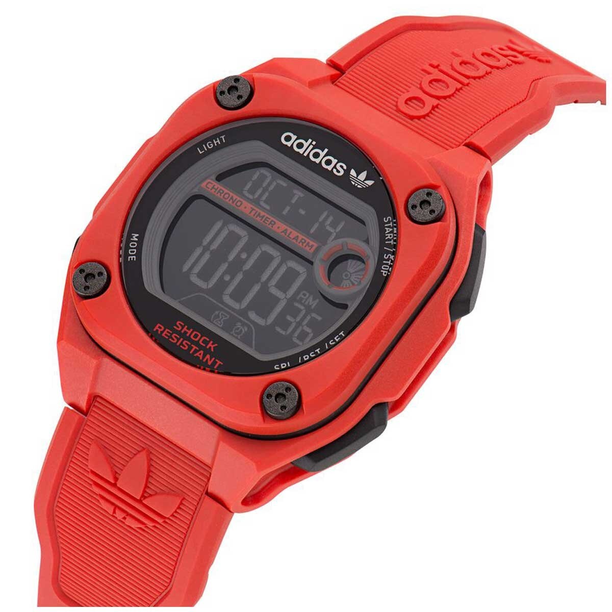 Adidas Originals City Tech Two Red Digital Watch AOST23063