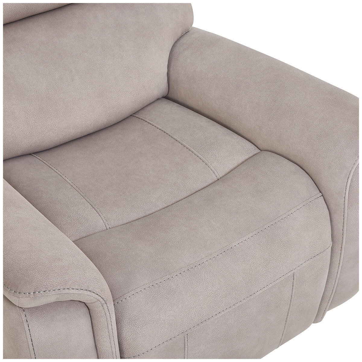 True Innovations Fabric Manual Rocker Recliner