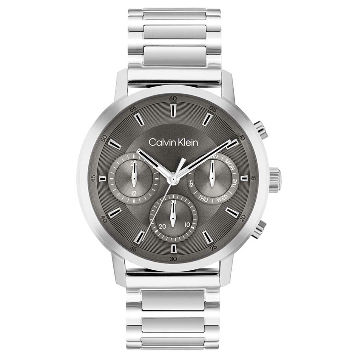 Calvin Klein Gauge Stainless Steel Grey Dial Men's Watch 25200493