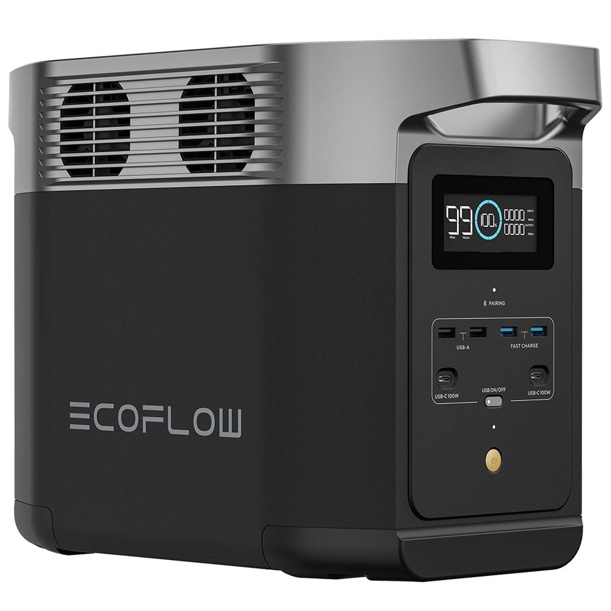 Ecoflow Delta 2 Portable Power Station + 220W Bifacial Solar Panel Bundle