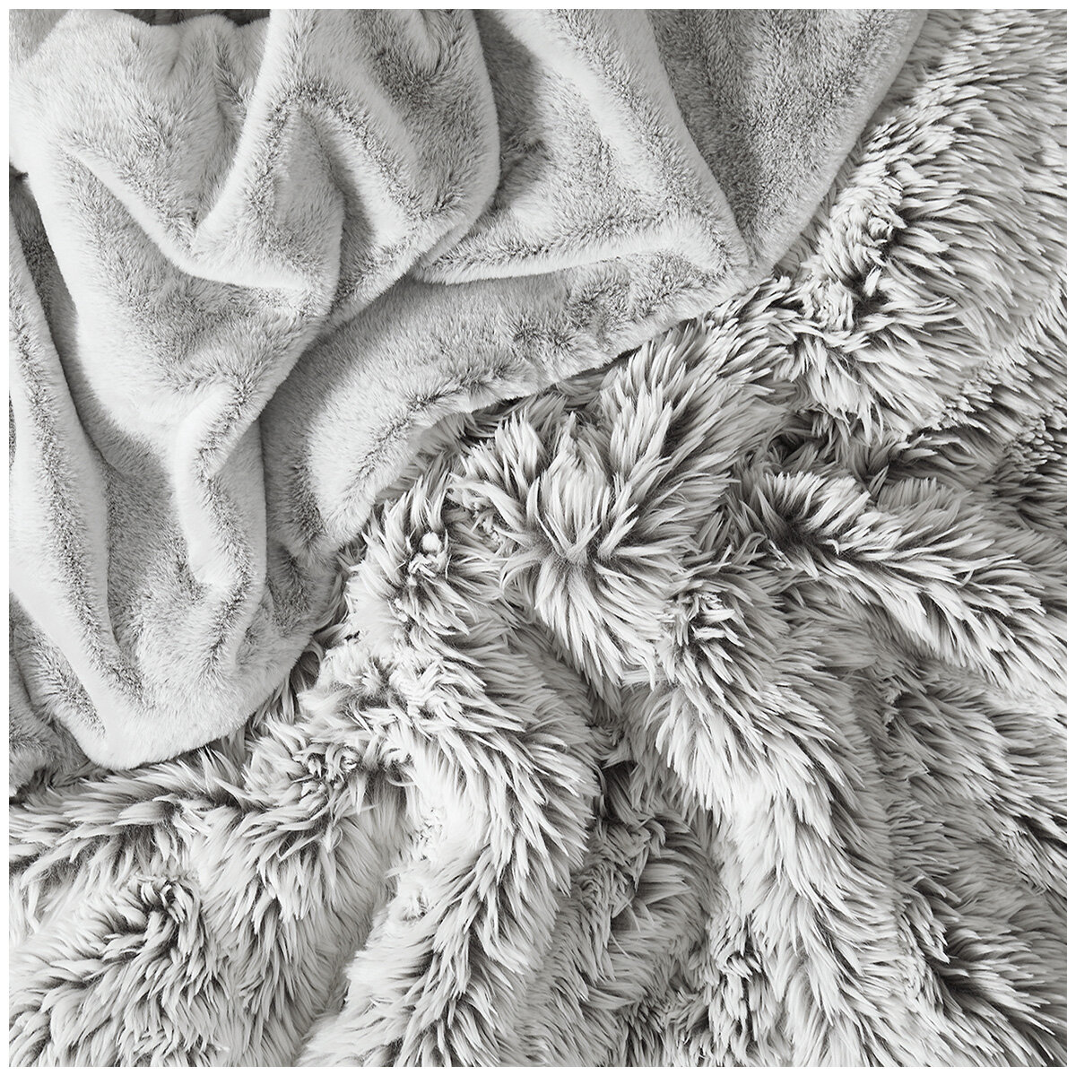 Frye Arctic Faux Fur Lux Throw 152 x 178cm White