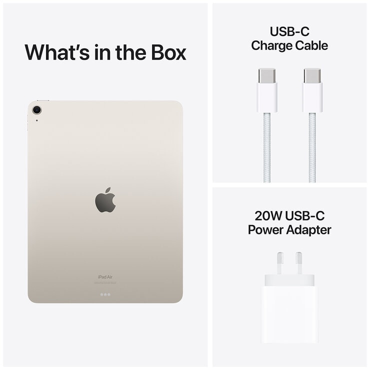 iPad Air 13 Inch Wi-Fi 512GB Starlight M2