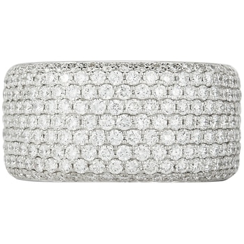 18KT White Gold Round Brilliant Cut 1.90ctw Diamond Ring
