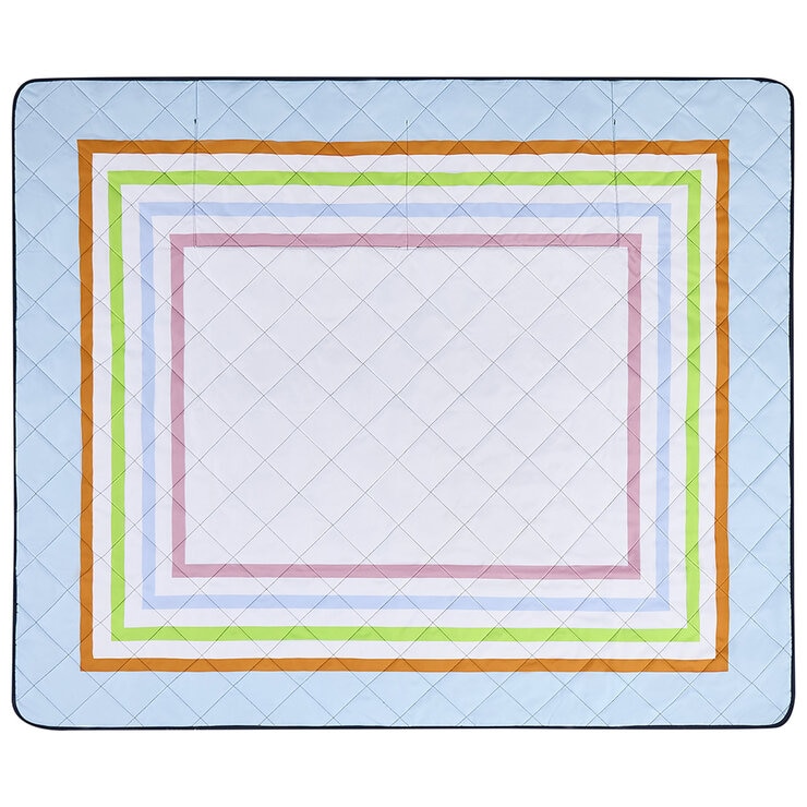 Hunter Outdoor Picnic Blanket Bedford Blue Multi