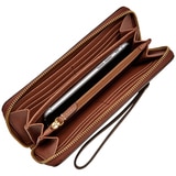 Fossil Women's Emma Large Zip Wallet - Brown