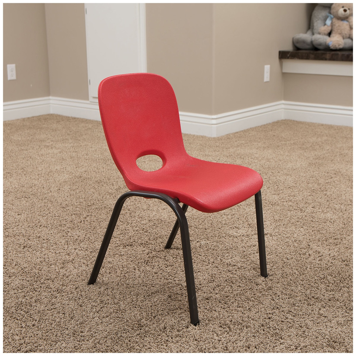 Lifetime Kids Stacking Chairs - Fire Red