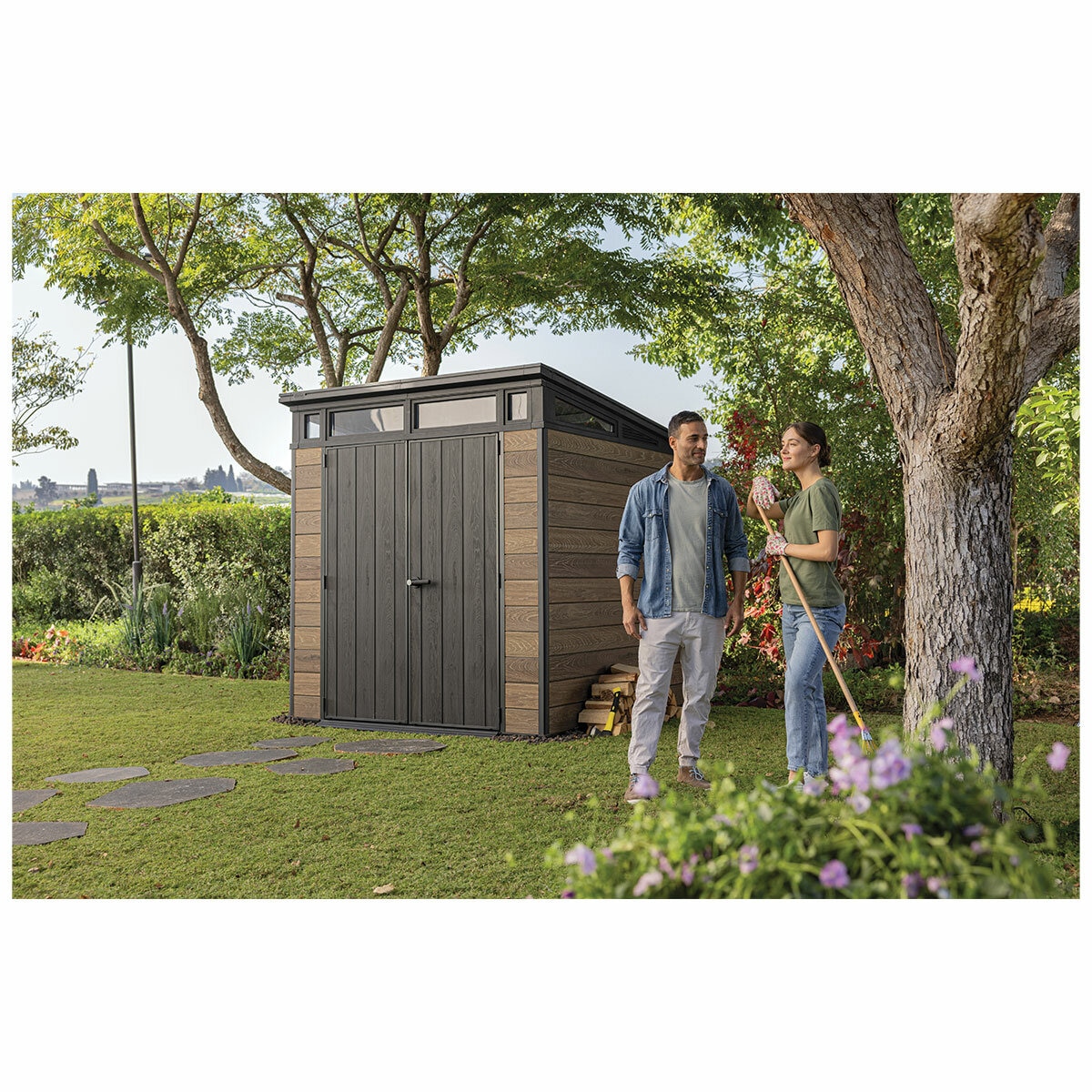 Keter Signature Pent Shed 2.2M x 2.2M