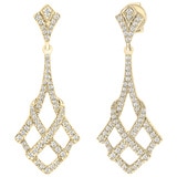 0.50ctw Diamond Net Earrings