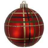 CGH Holiday Ornament Assortment 80 Piece Set Red And Green CGH Holiday Ornament Assortment 80 Piece Set Red And Green