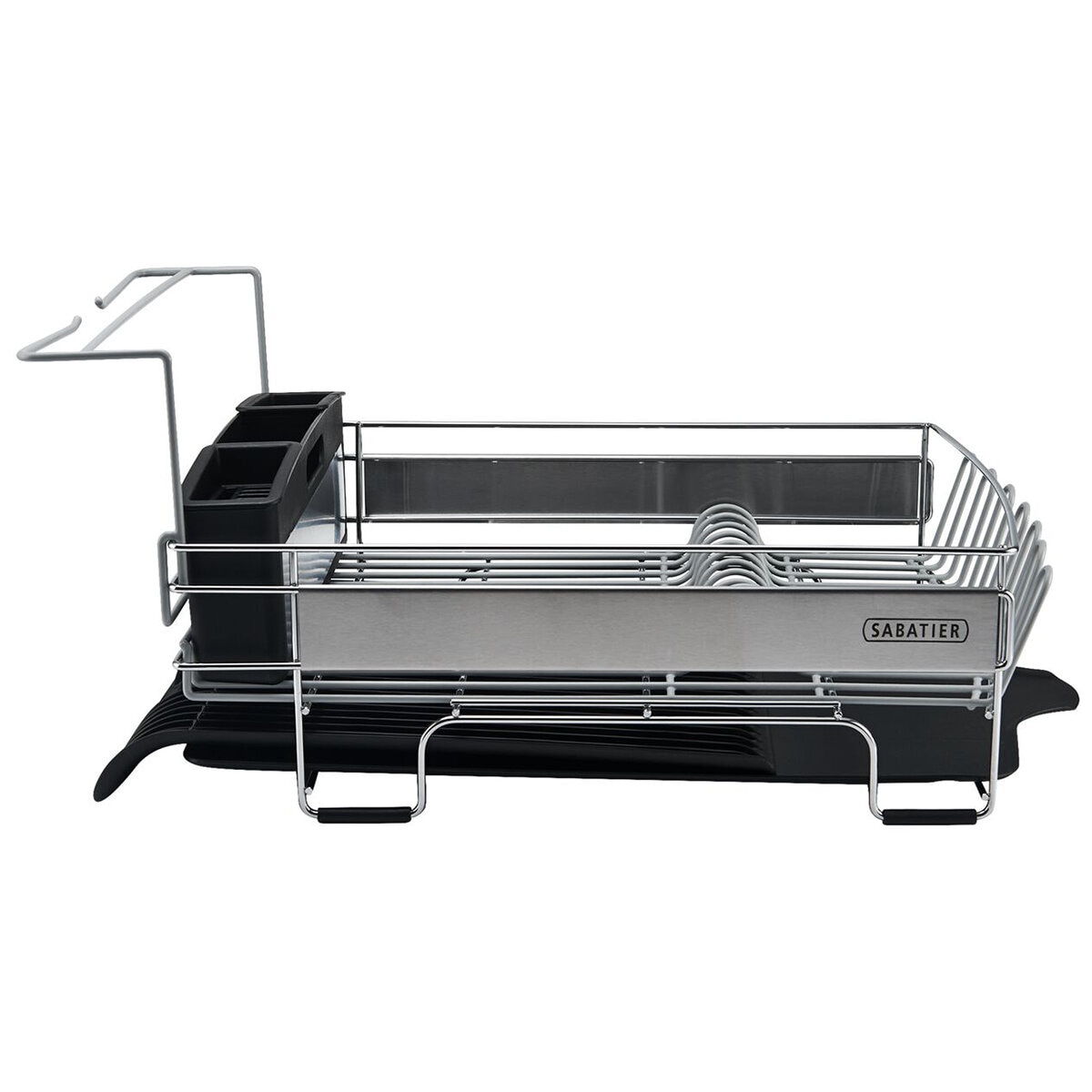 Sabatier Expandable Dishrack with Stemware Rack