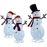 Snowman Family 3 Piece Set