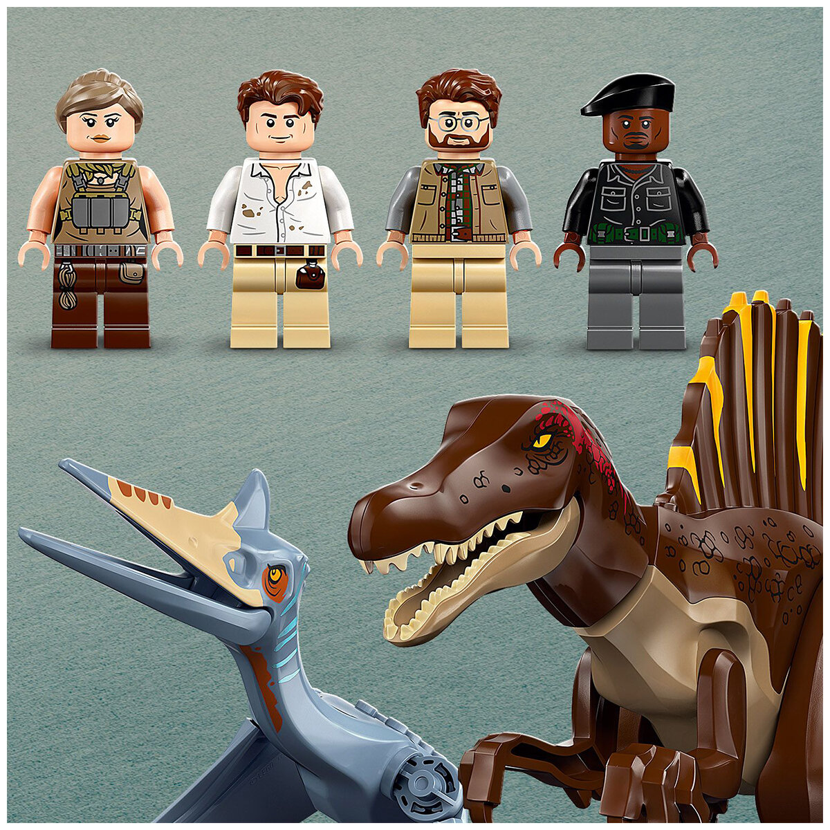LEGO Spinosaurus & Quetzalcoatlus Air Mission 76976