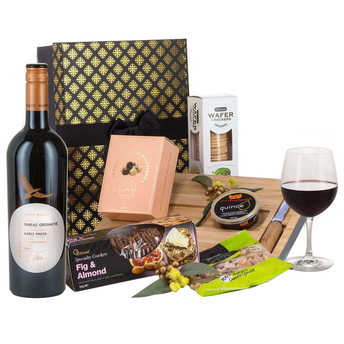 Just Add Cheese Red Giftbox Hamper
