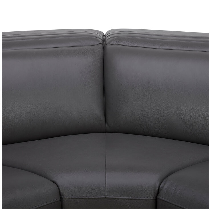Aiden & Ivy Leather Power Reclining Sectional